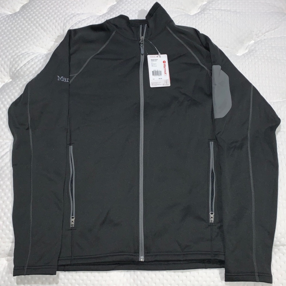 Marmot stretch fleece jacket - Black